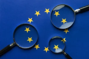 eu and magnyfing glass